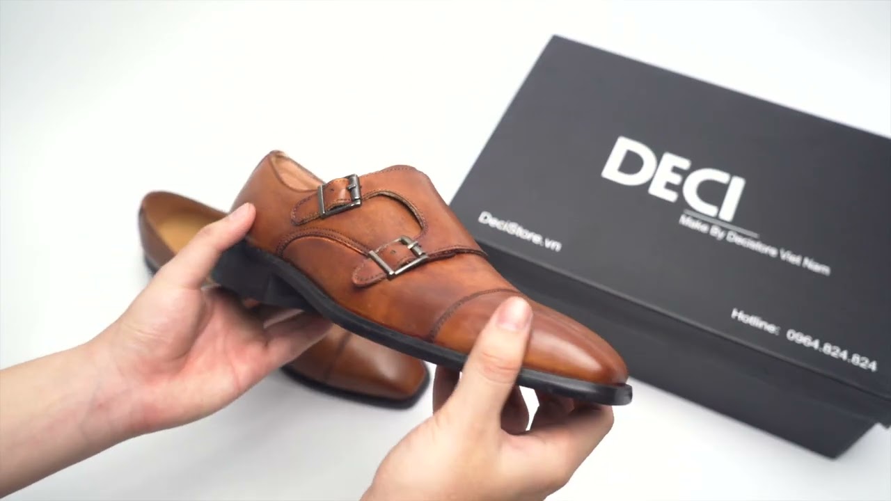 DECI MONKSTRAP NÂU MŨI VUÔNG