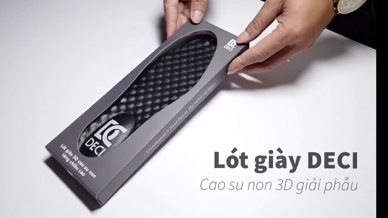 Các tính năng nổi bật của của lót giày DECI cao su non 3D giải phẩu #Decistore #lotgiay