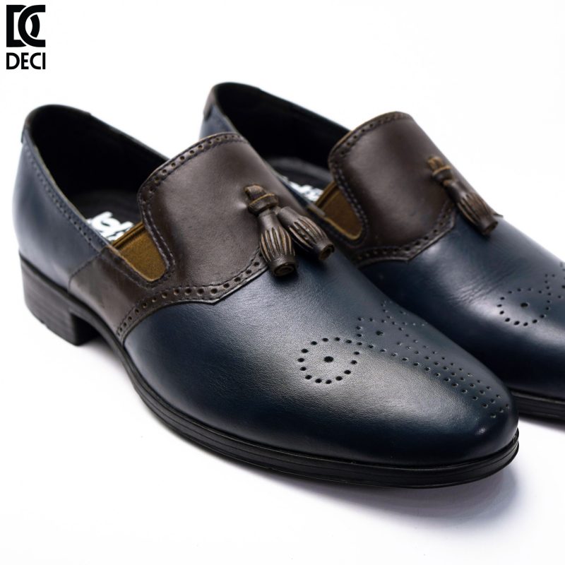 NAVY BROWN TASSEL LOAFER 01 - Hình ảnh 2