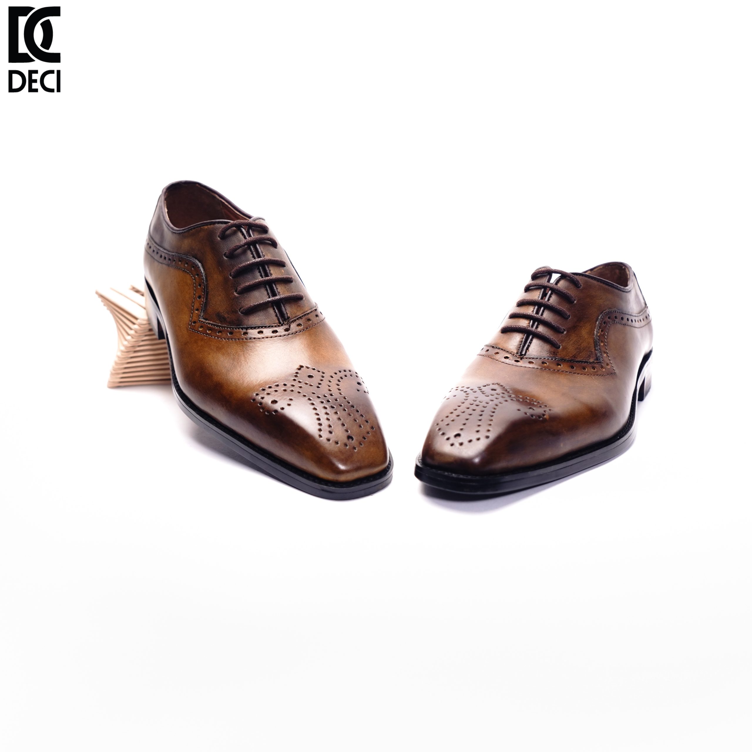 Giày Tây Da Bò Ý Nhập- Brogue 7 - Ảnh 5