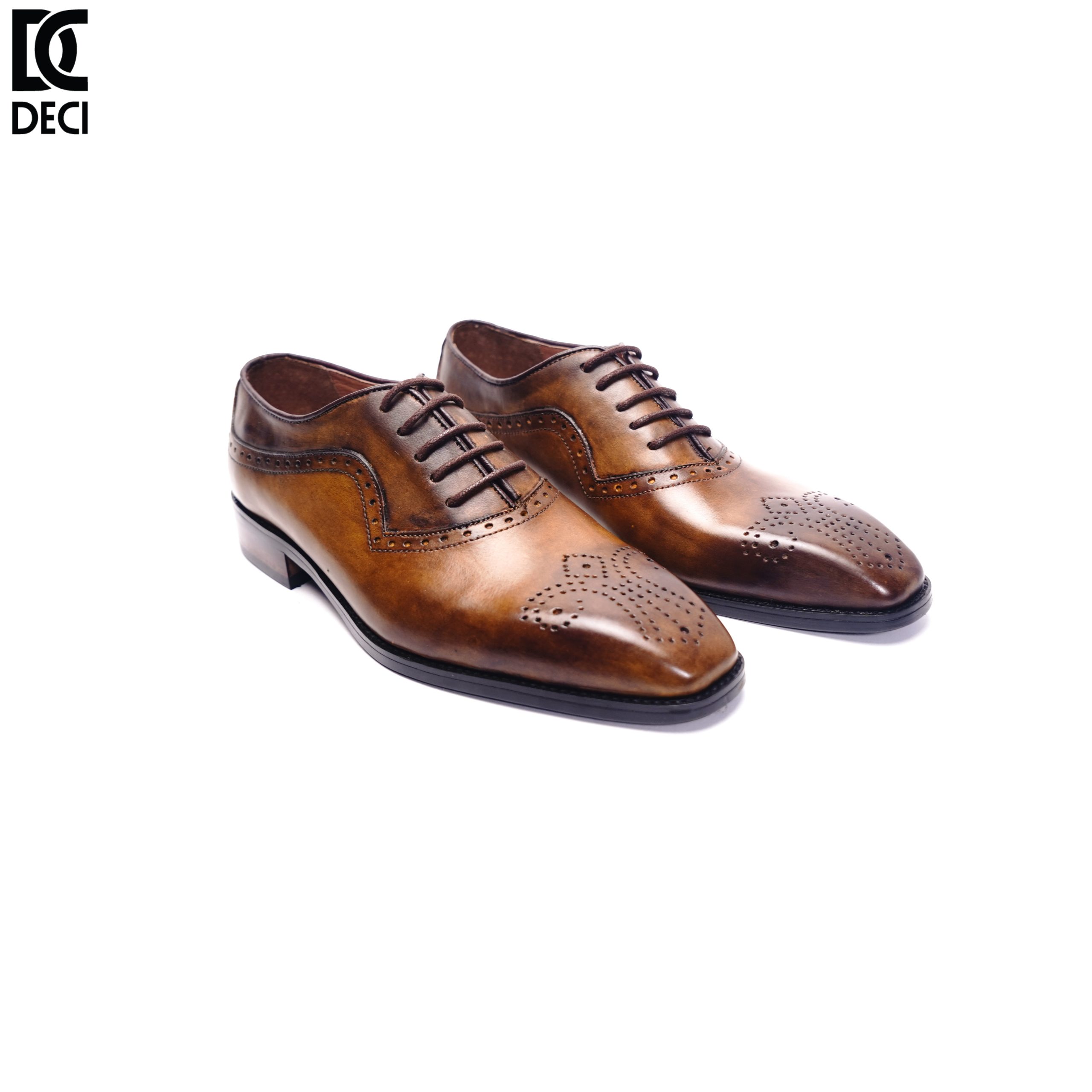 Giày Tây Da Bò Ý Nhập- Brogue 7 - Ảnh 2