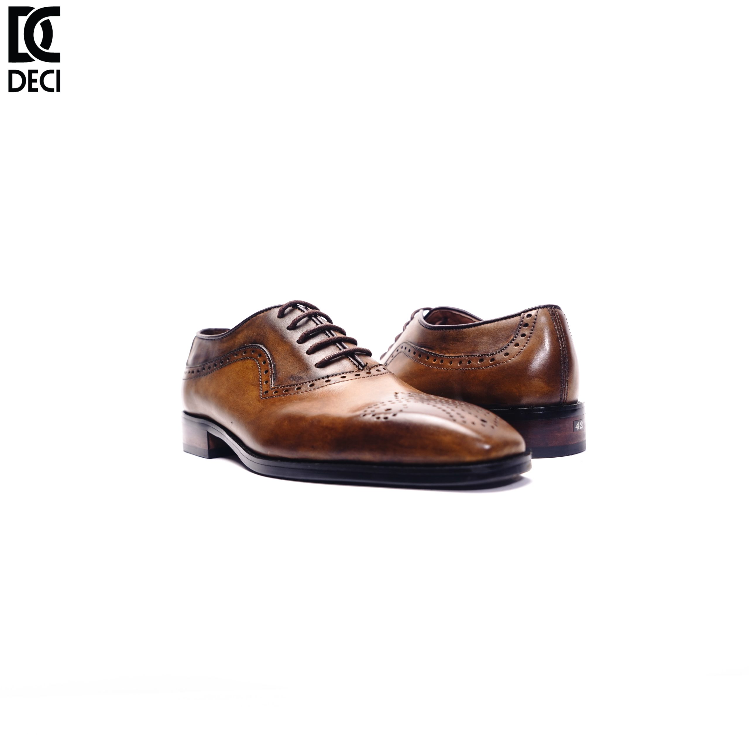 Giày Tây Da Bò Ý Nhập- Brogue 7 - Ảnh 3