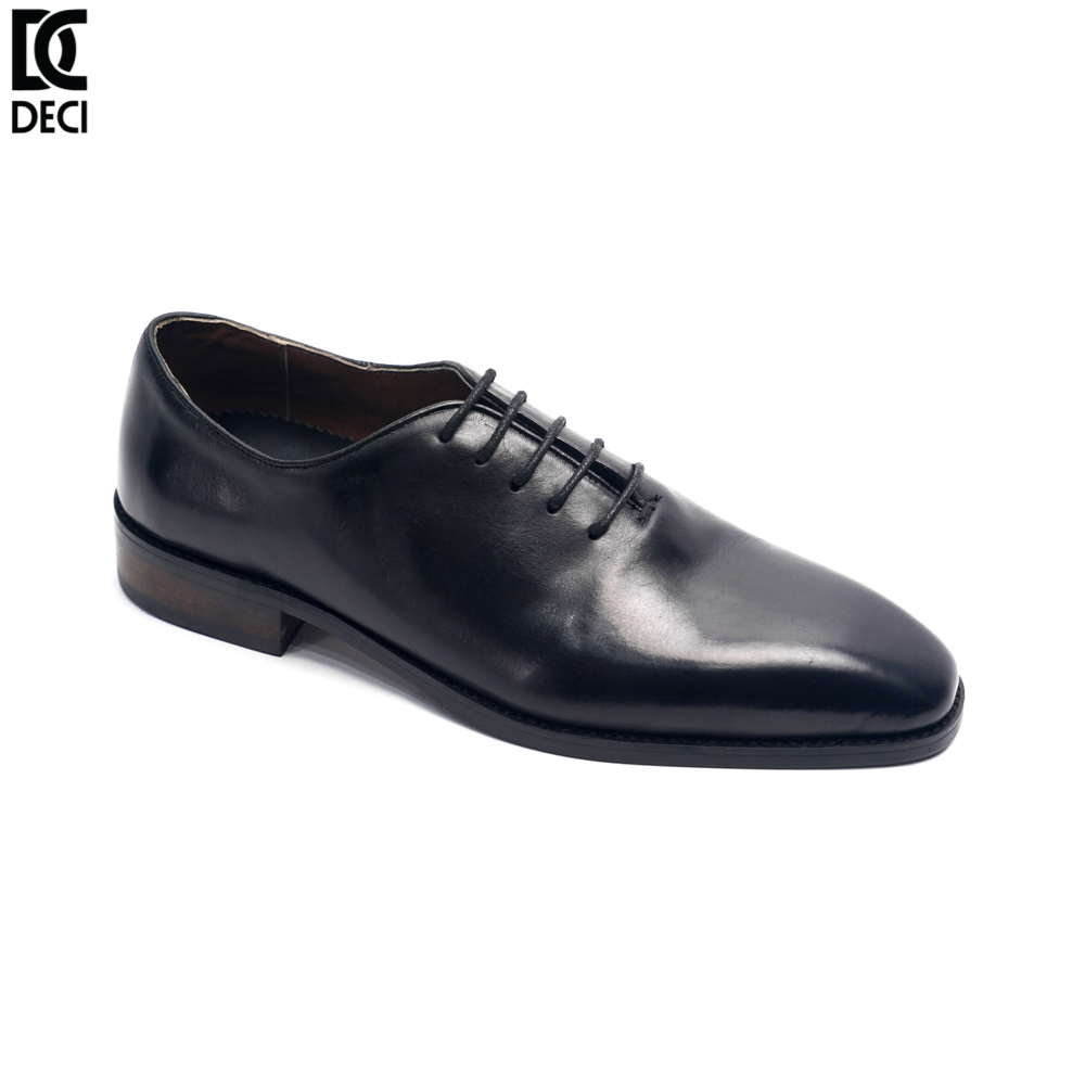 Giày Tây Nam Oxford Cao Cấp DECI_BROGUE 2 Đen
