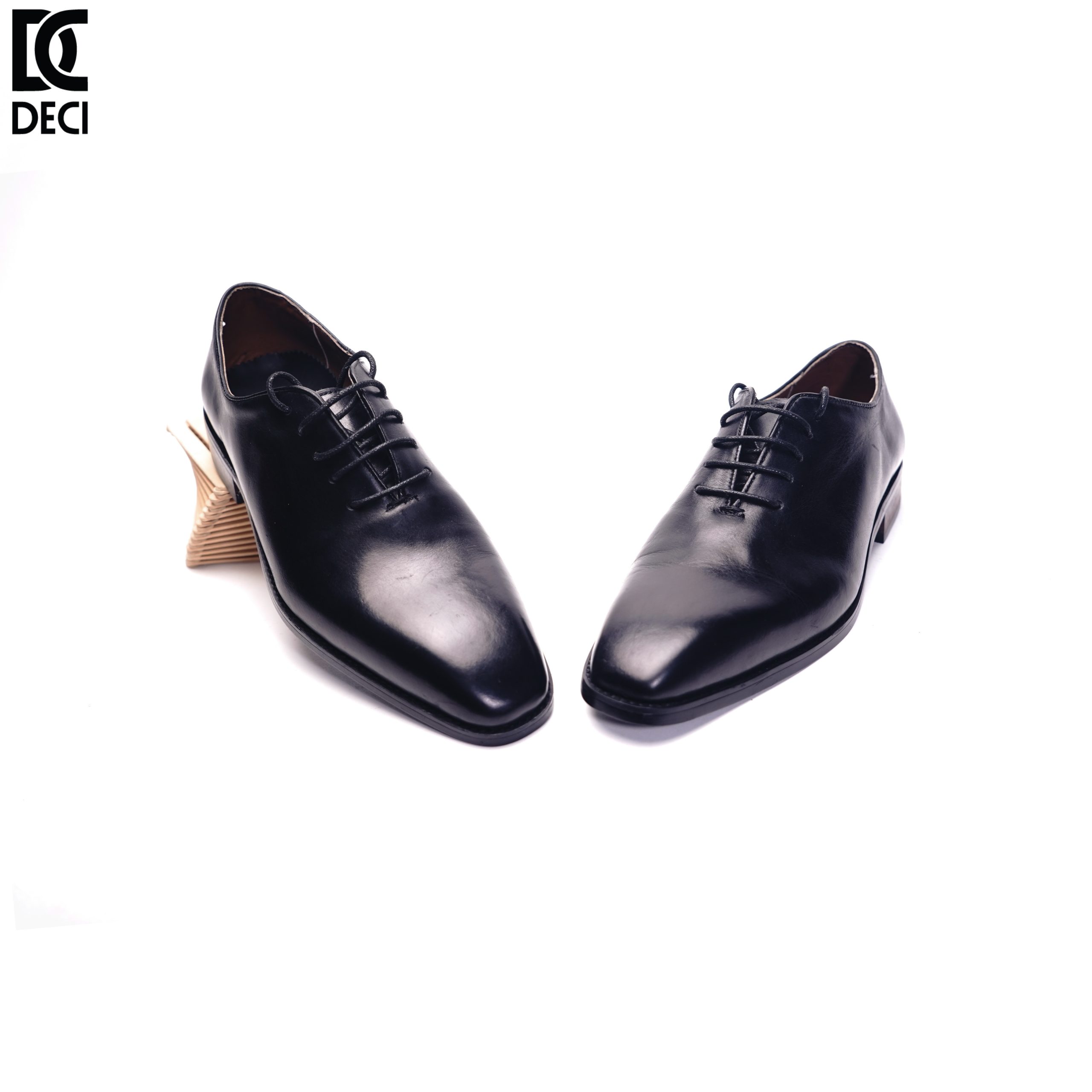 Giày Tây Nam Oxford Cao Cấp DECI_BROGUE 2 Đen - Ảnh 2