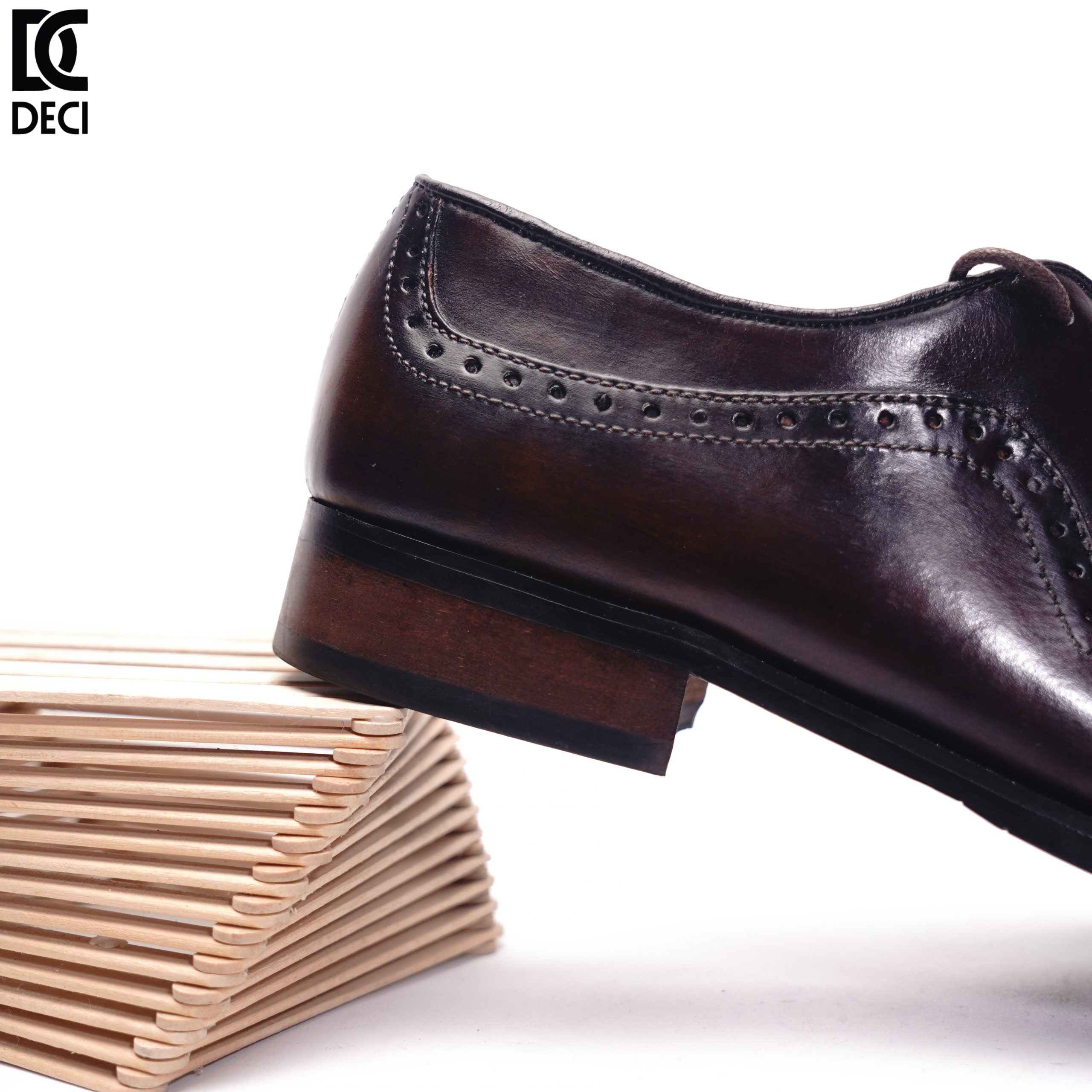 Giày Tây Da Bò Ý Nhập- Brogue 6 - Ảnh 4