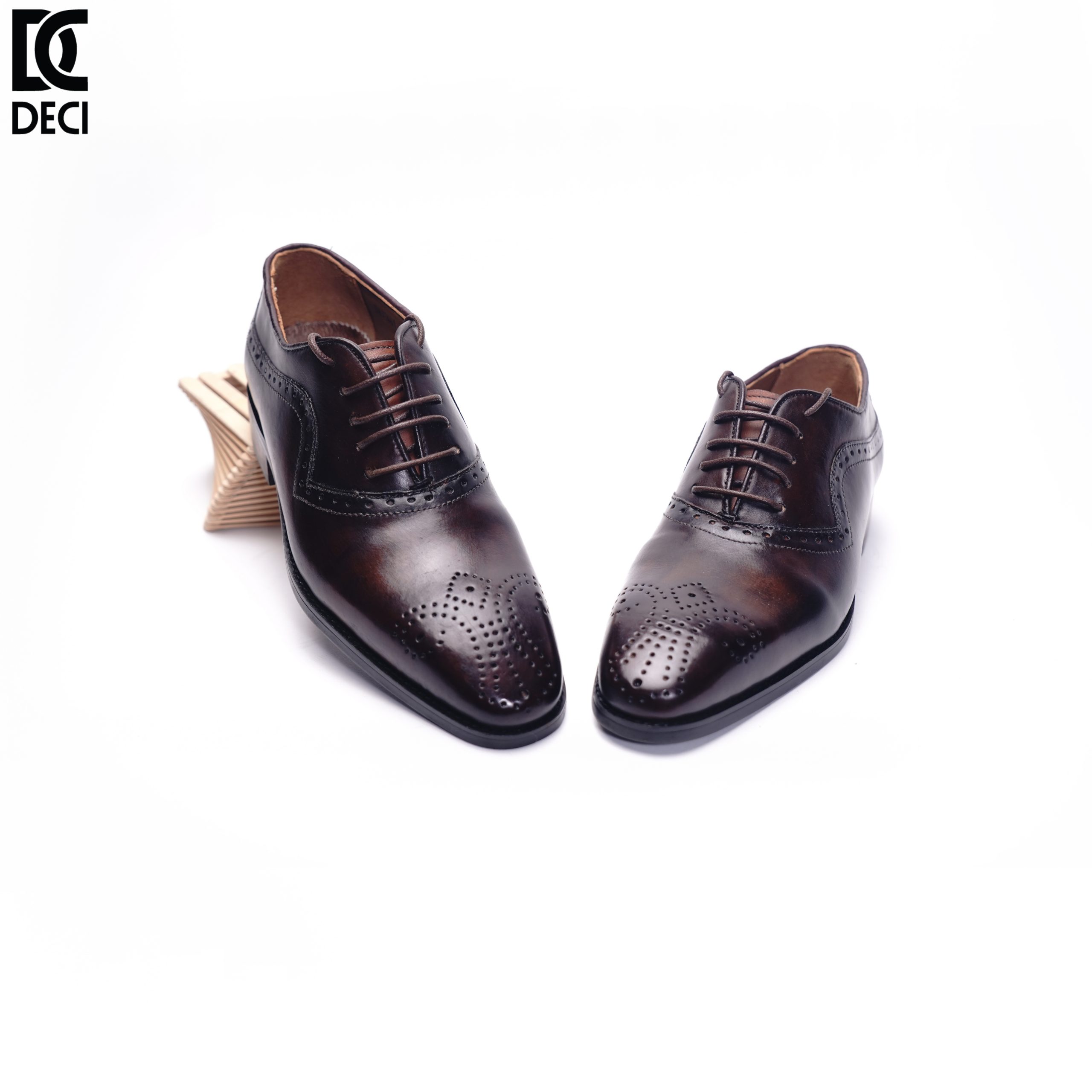 Giày Tây Da Bò Ý Nhập- Brogue 6 - Ảnh 5